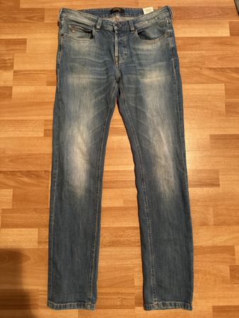 Jeans UNIFORM IBANEZ Gr. 33 Herrenjeans, Blau 