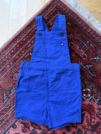 Petit Bateau Latzshorts Gr. 81 (18M) – Royalblau