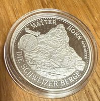 Silber Medalle  Die Schweizer Berge Matterhorn 40mm 20g