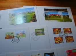 Set modernste FDC Schweiz, 2014, 20 Belege