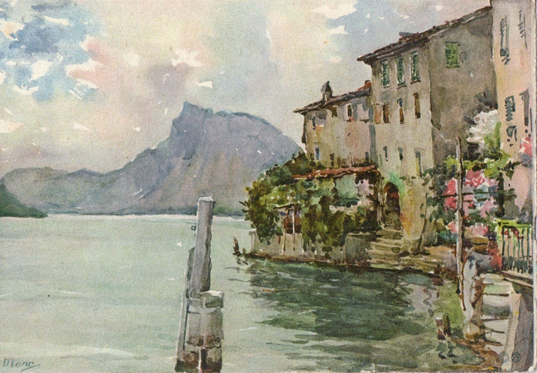 Cartes postales: Gandria – D'occasion à Melano par pisonsdro