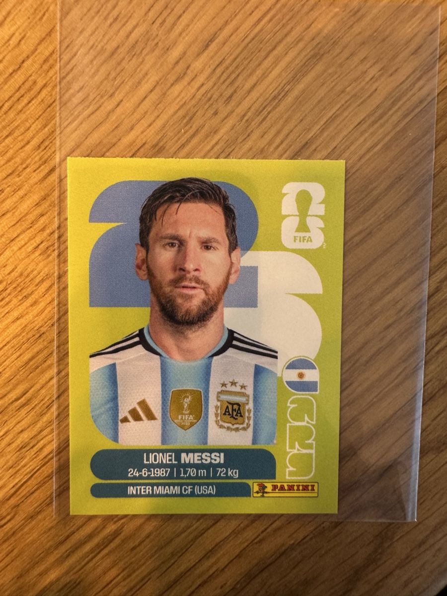 Panini Carte collezionabili: Panini Lionel Messi Sticker – Nuovo (secondo la descrizione) da Schötz venduto da nic_brj7
