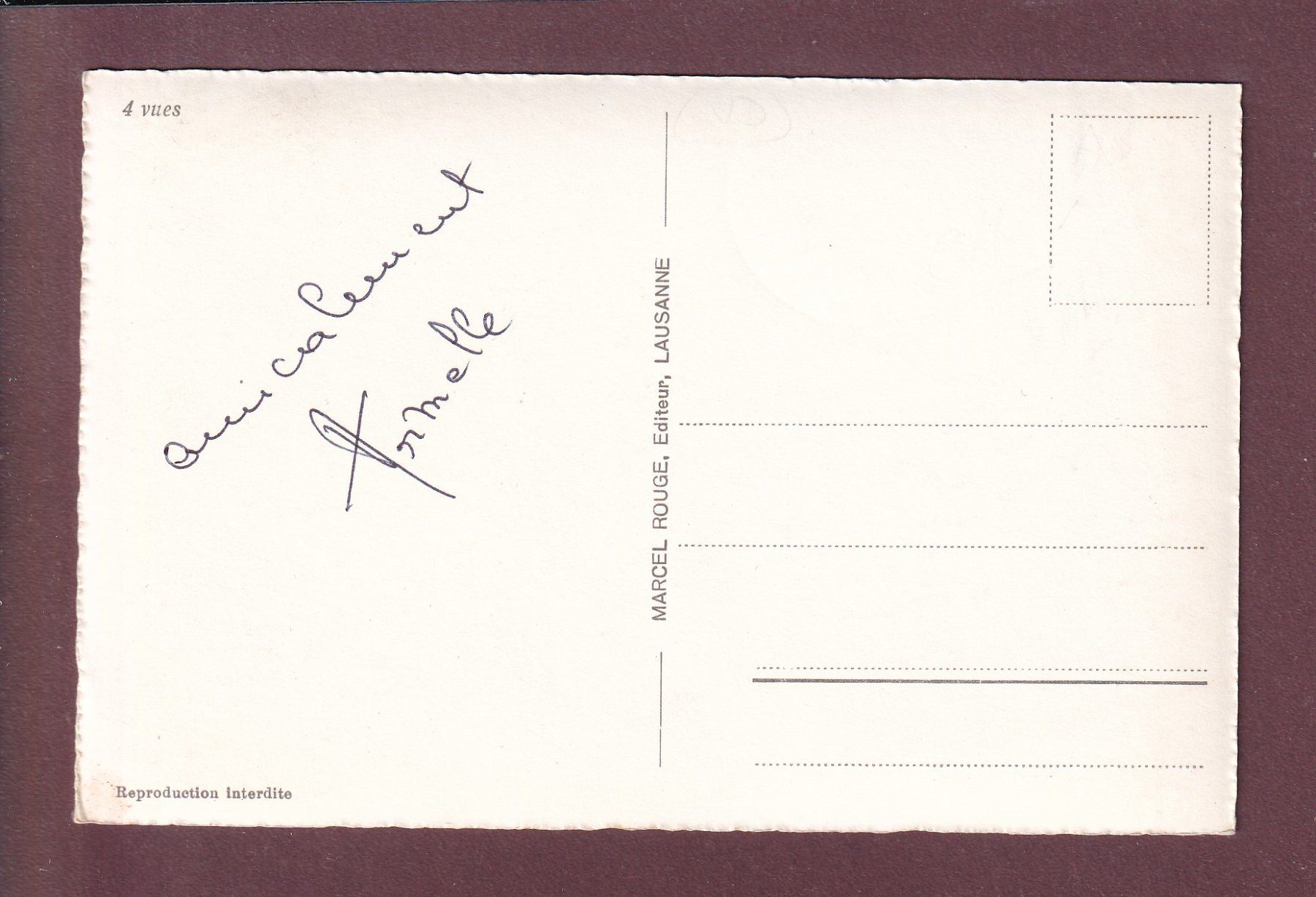 Cartoline postali: VILLARS-CHESIERES - 4 images – Usato da Pully venduto da nicecards 1