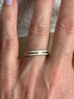 Elegante Damenring Gold, Grösse 17mm, Top Zustand!
