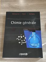 Livre de chimie générale, éditions de Boeck 