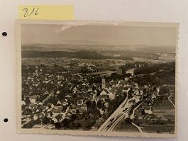 Fliegeraufnahme Andelfingen, 1945