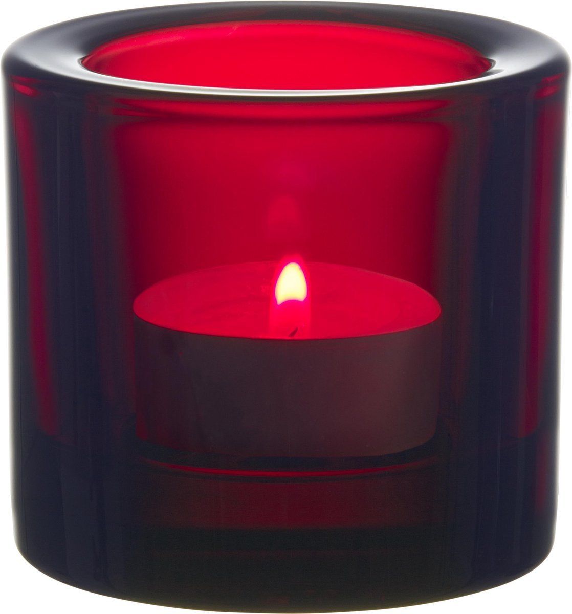 Kerzenständer: 2 x Iittala Kivi: Windlicht cranberry 6cm – Neu und originalverpackt aus Mönchaltorf von godetra