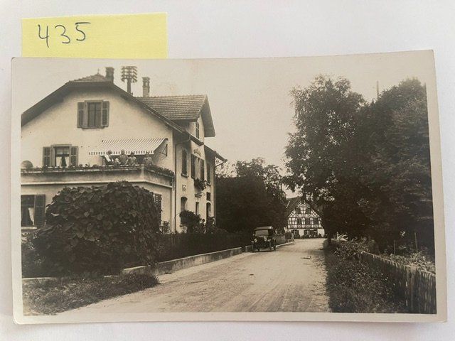 Ansichtskarten: Alte Ansichtskarte Haus mit Auto und Bäumen – Gebraucht aus Niederwil AG von dahu75