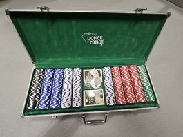 Pokerkoffer mit 500 Chips