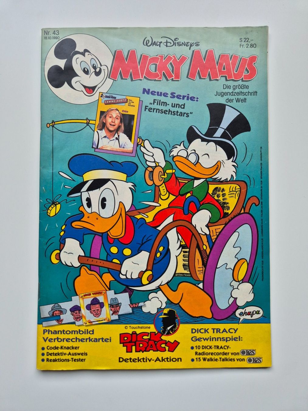 Comics: MICKY MAUS   Nr. 043   von 1990 – Gebraucht aus Niederweningen von Obson