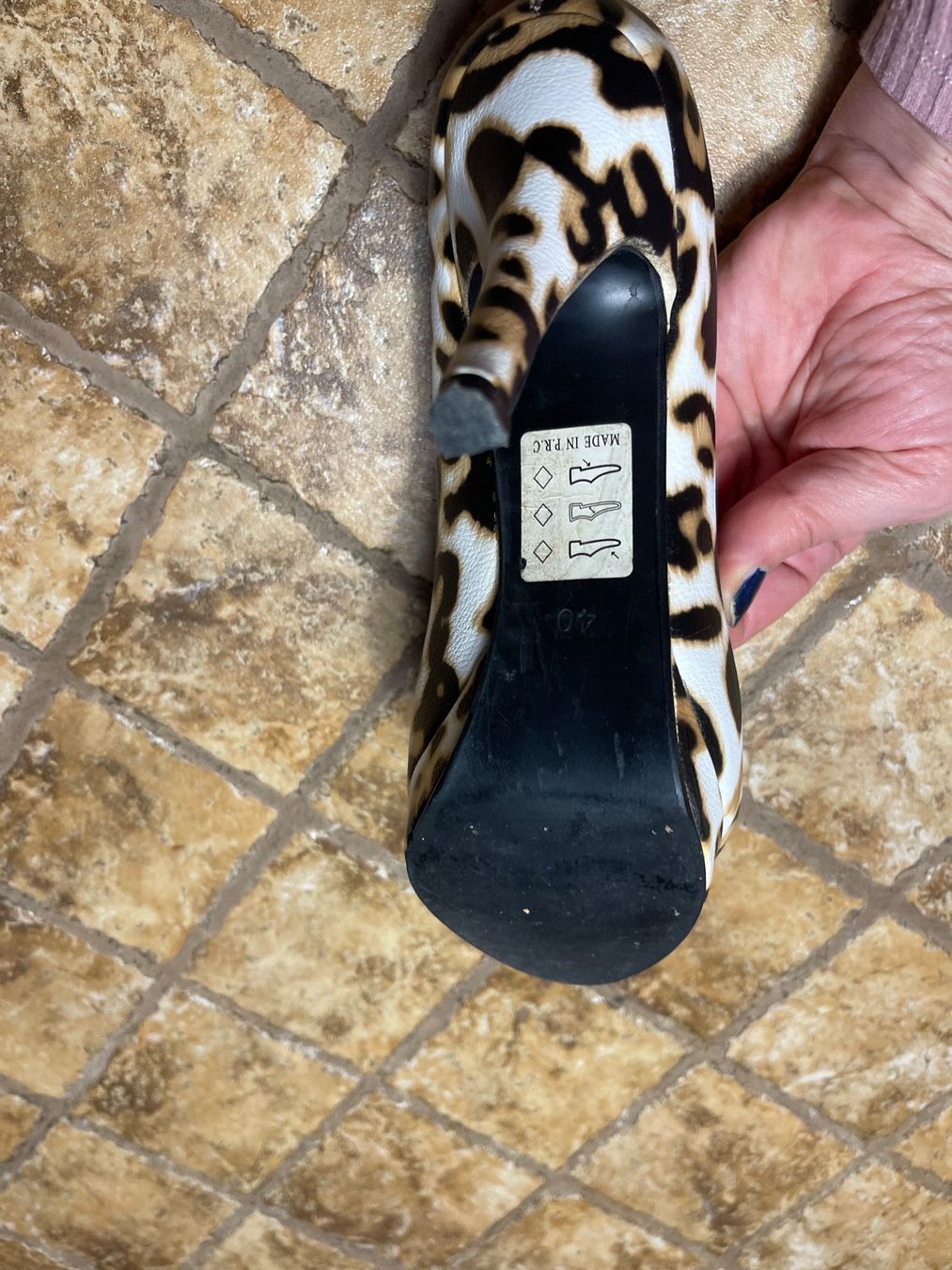 Scarpe da donna: Damen-High-Heels mit Leopardenmuster 38 – Nuovo (secondo la descrizione) da Gordevio venduto da LanaZimm 6