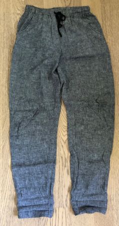 Lange Hose grau/schwarz Gr.S