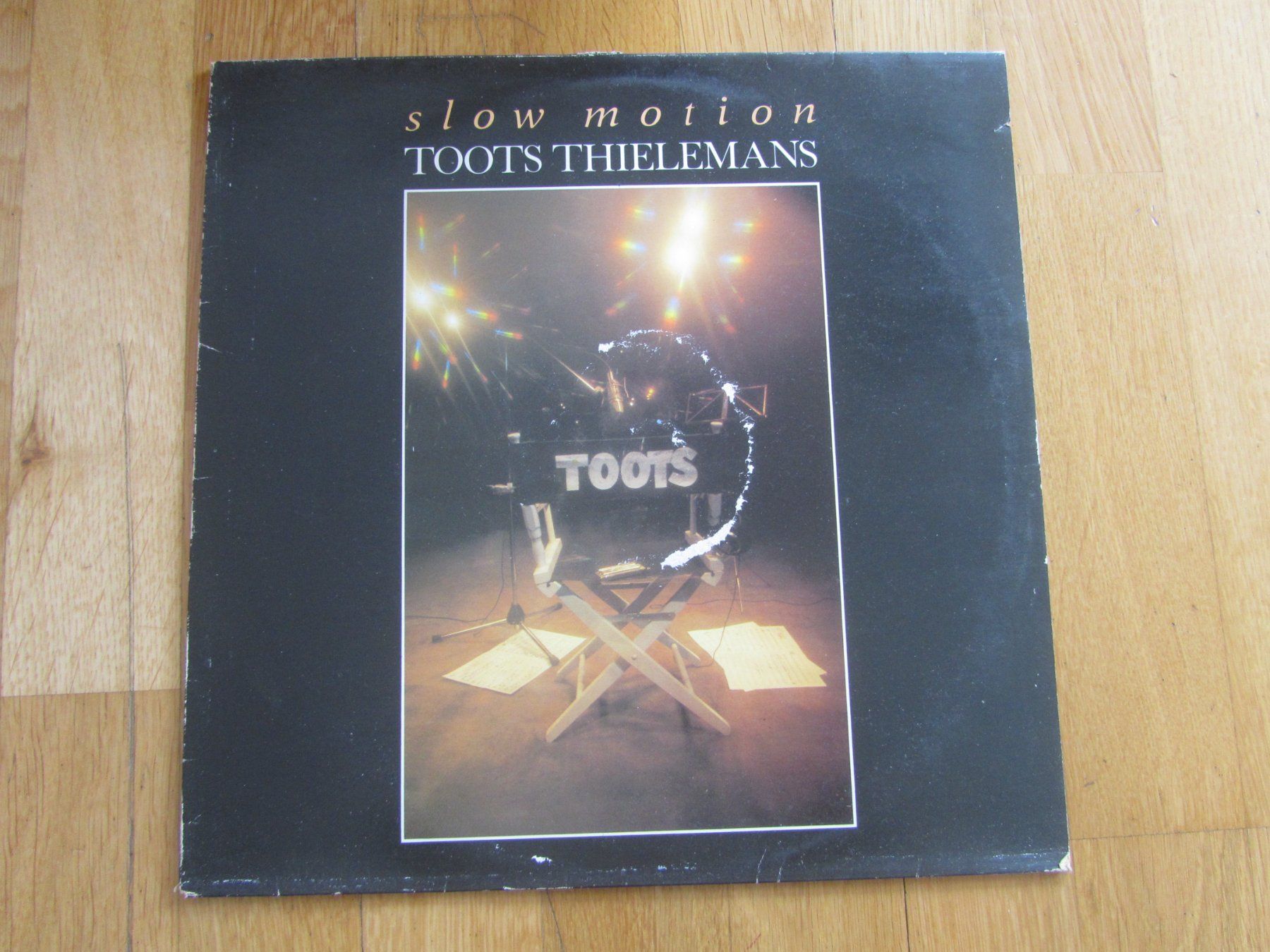 Vinyles: Toots Thielemans:   LP Slow Motion CBS 1982 – D'occasion à Seengen par mikelele