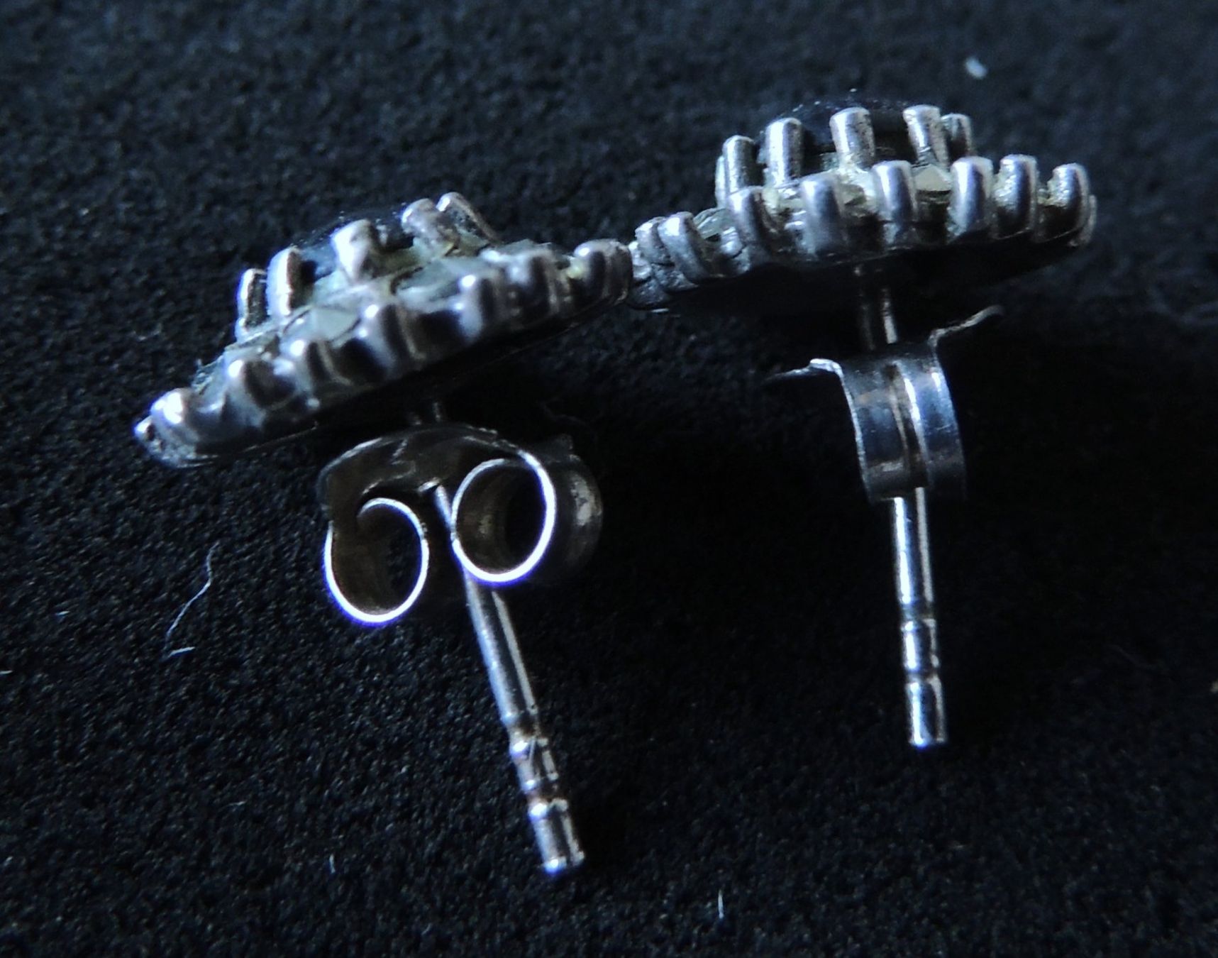 Onyx Orecchini pendenti & Orecchini a lobo: Onyx Markasit Ohrstecker Silber 925 – Usato da Waldenburg venduto da schaller707 2