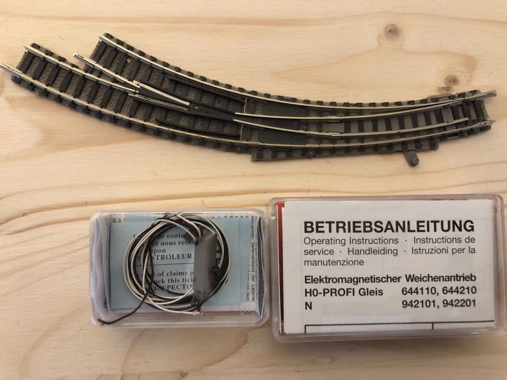 Fleischmann N Weichen Elektrisch Und Handbetrieb, Kreuzungen