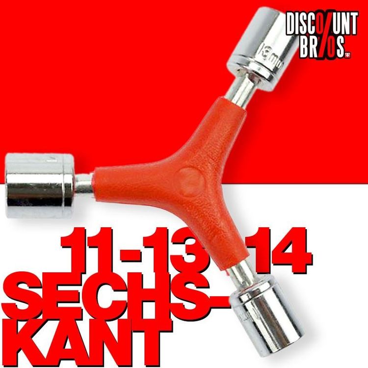 Sourcing Map Y-Steckschlüssel 3-Wege – 11, 13, 15 Mm, Chrom-Vanadium-Stahl, Verchromt, 7,6 Cm