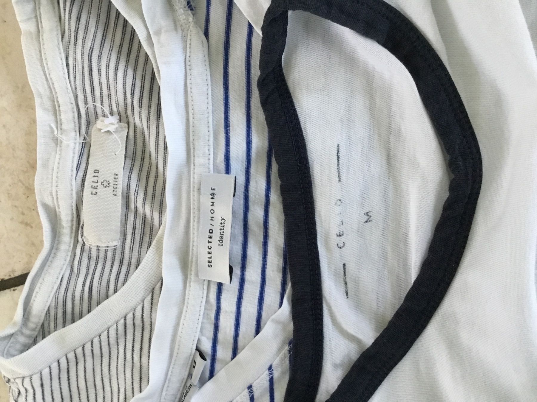 T-shirt: ☀3 Celio-Selected T-Shirts Gr. M – Usato da Obergerlafingen venduto da cabo4 1