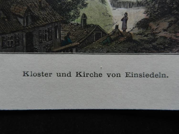Gravures: Kloster und Kirche Einsiedeln – D'occasion à Risch par Rischli15 2