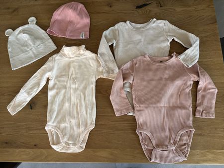 NEU Kleiderpaket Mädchen, Gr. 80, rosa/beige