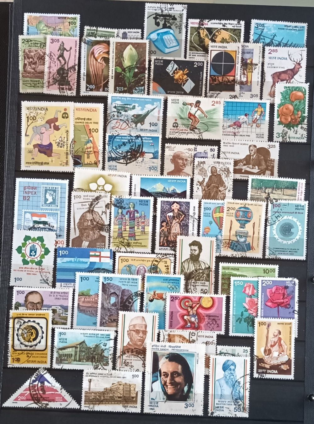 Tous les timbres: INDE – D'occasion à Martigny par Rosseline 7