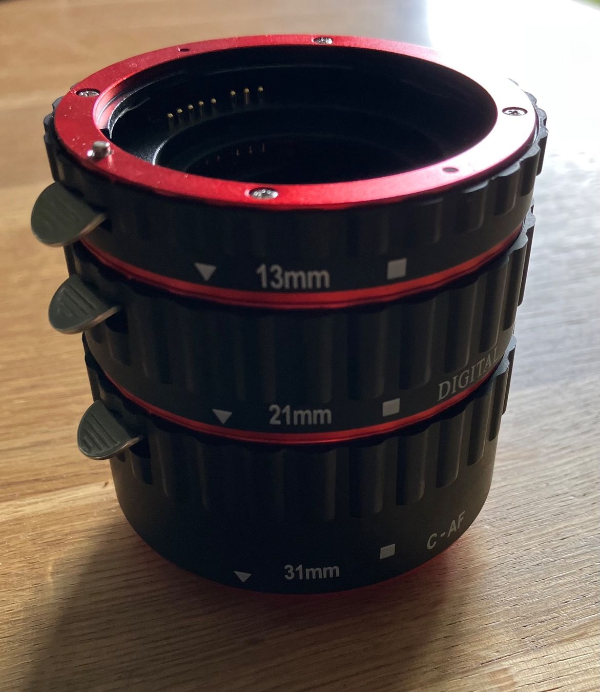 Canon Obiettivi: Macro Extension Tubes Canon EF Ringe und Hoya Variable Densi – Usato da Seon venduto da Ike1725 2