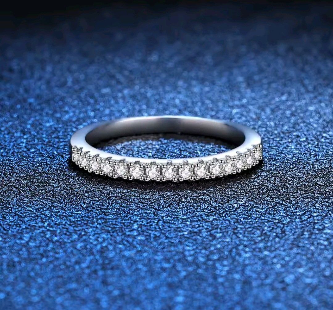 Anelli: Bague argent avec diamants de moissanite certifiés GRA – Nuovo e nell'imballaggio originale da Reconvilier venduto da Tsma67 8