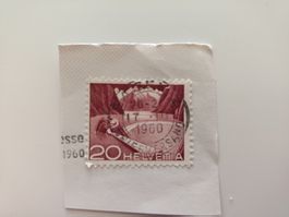Grimselstausee, Briefmarke Helvetia 20 Rappen 1960