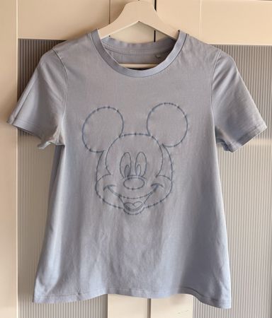 T-Shirt Disney Mickey Mouse Gr. S hellblau mit Motiv, Top!