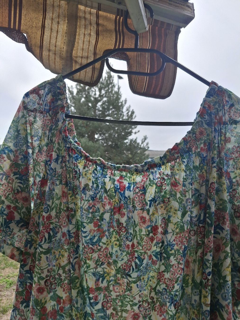 Vestiti: Robe à fleurs col bateau multicolore M/L – Usato da Brügg BE venduto da rup_p6cw 2