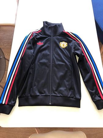 Adidas Originals Man Utd Stone Roses Jacke schwarz Gr.L