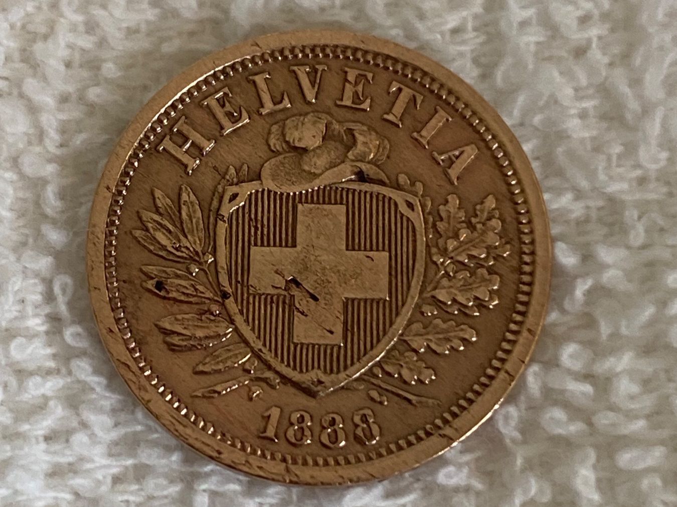 Tutti le monete: 2 centimes/Rappen 1888 – Usato da Nyon venduto da Ilmi09 1