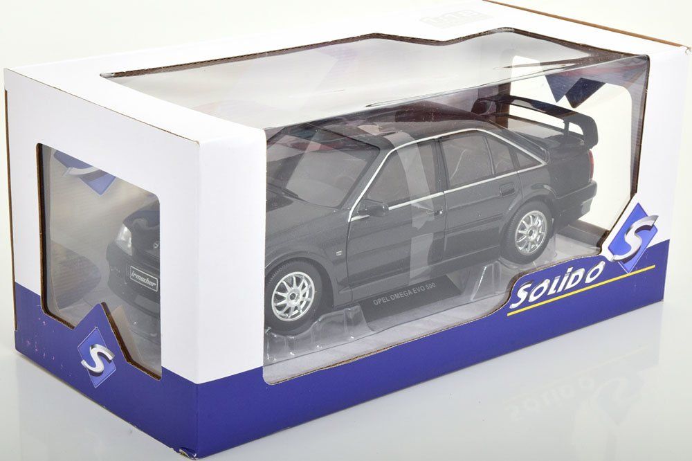 Opel Modellini d'auto: Opel Omega Evolution 500 1991-1992 dunkelgrau met.      1:18 – Nuovo e nell'imballaggio originale da Gerlafingen venduto da espero88 5