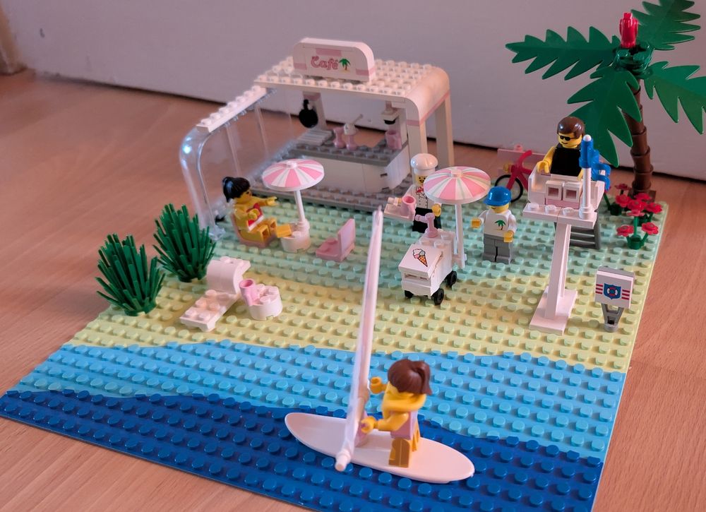 Lego System Paradisa Strandcafé Surfshop 6411 (Gebraucht) in