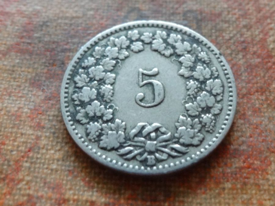 Tutti le monete: 5 Rp. 1898  (B) – Usato da Romanel-sur-Lausanne venduto da Swift13 1