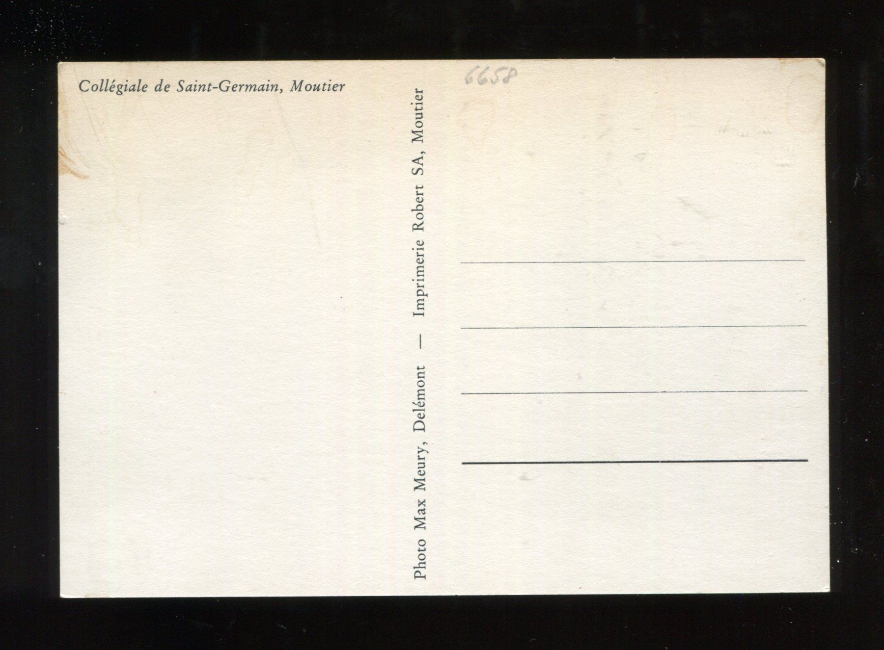 Cartoline postali: Collégiale de Saint-Germain, Moutier – Usato da Aarau venduto da Elmaar41 1