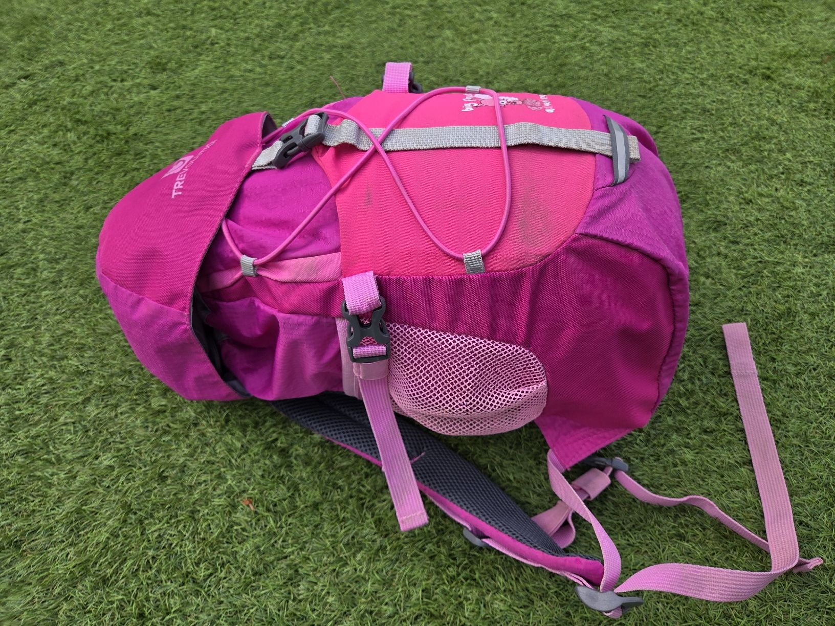 Borse & Zaini: Kinderrucksack Trekking Rucksack Pink/Lila – Usato da Humlikon venduto da Groovy5