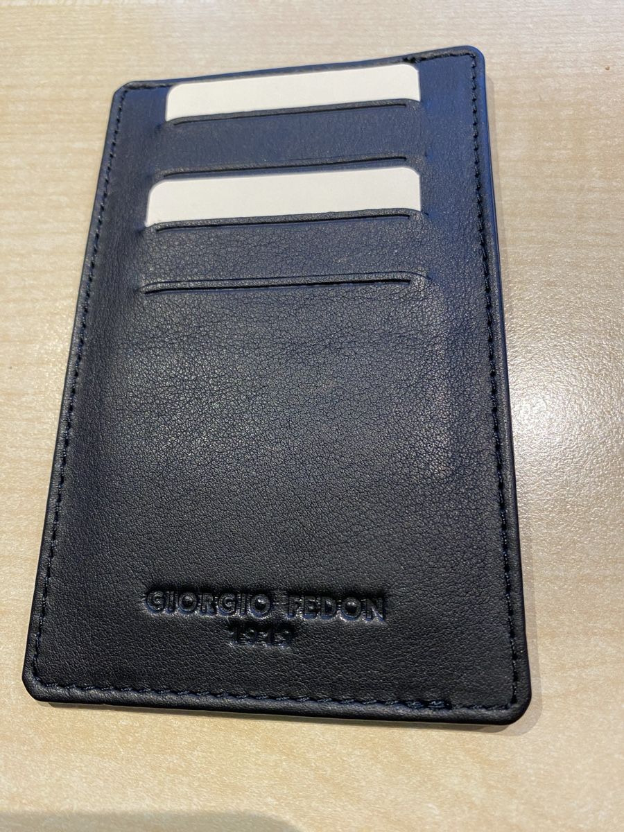 Portafogli: Giorgio Fedon Credit Card Wallet – Nuovo e nell'imballaggio originale da Zürich venduto da rachdied