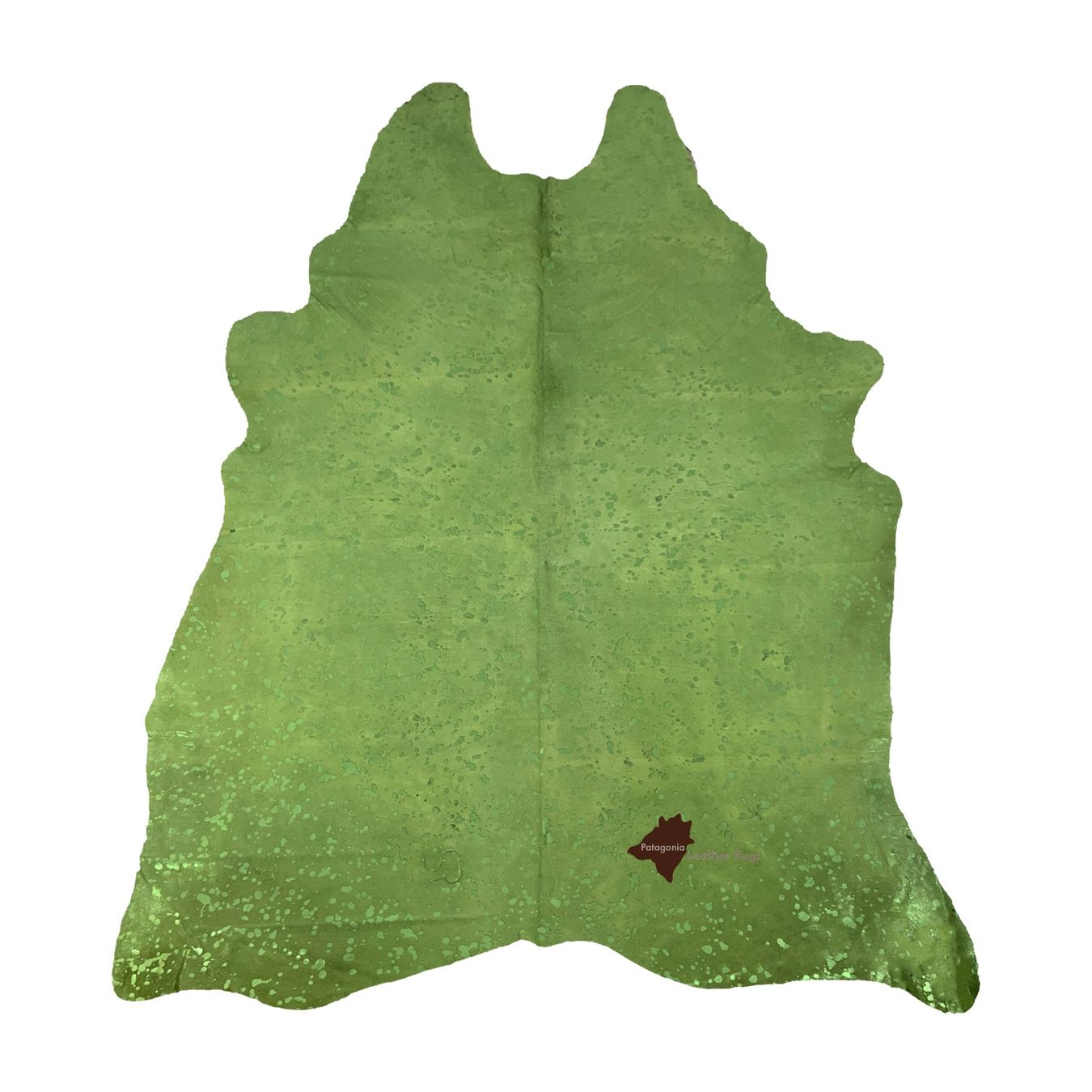 Tappeti: Kuhfell Teppich Green Metalic – Nuovo e nell'imballaggio originale da Arbedo venduto da patagonialeatherrugs