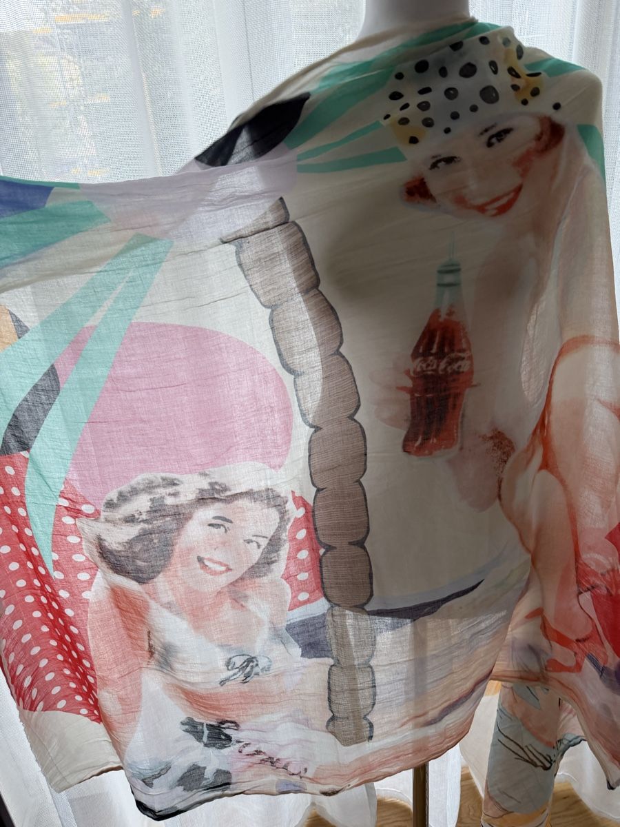 Foulards, Tücher & Schals: Coca-Cola Tuch 100% Baumwolle mit Print  – Gebraucht aus Winterthur von tat_ky5h 3