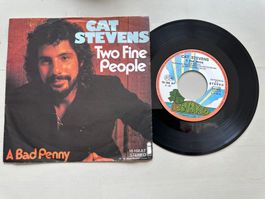 CAT STEVENS tolle Single Two fine people Kult 70's Top Hit