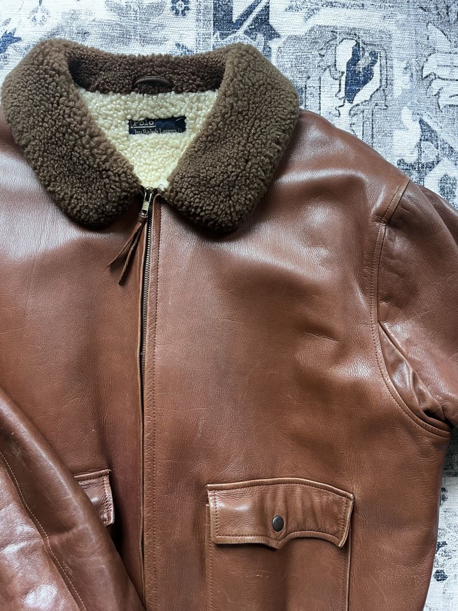 Ralph Lauren Giacche: Vintage Polo Ralph Lauren Leather Jacket – Usato da Gossau SG venduto da viv_6cy2 2