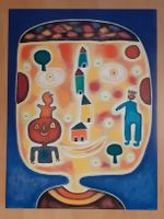 Pedro Tayó: Rostro lleno de posibilidades Kunstdruck um 1990