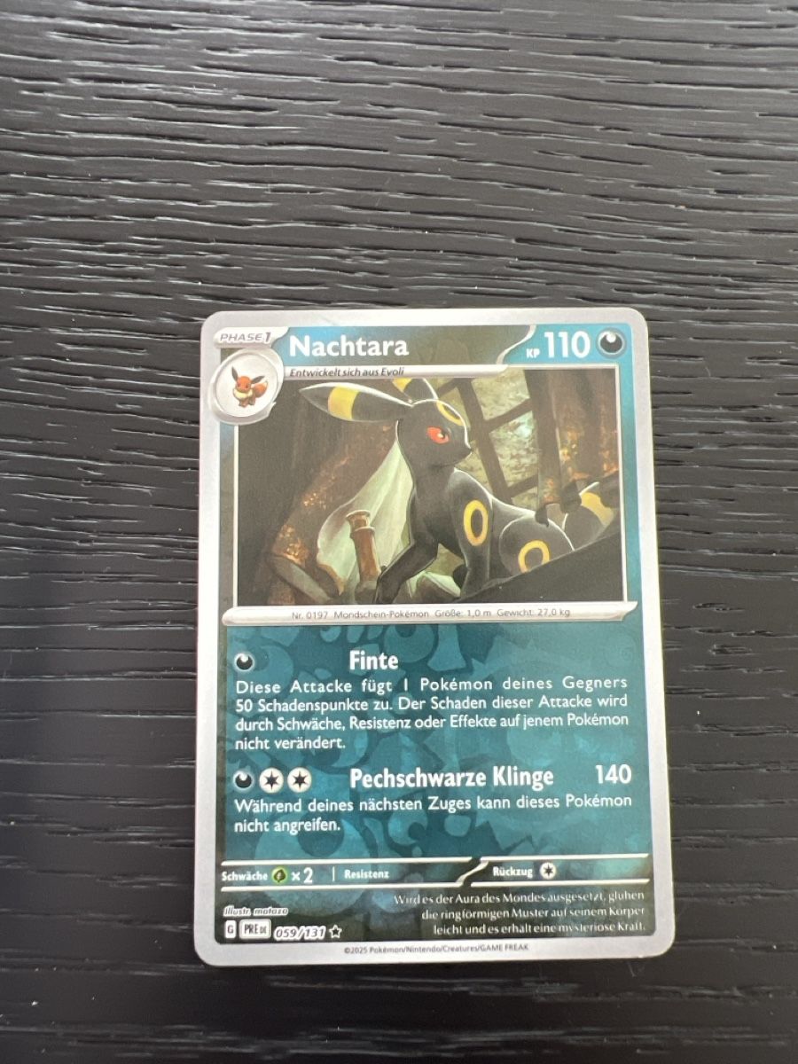 Pokémon Carte collezionabili: Nachtara Pokémon Karte - – Usato da Herbligen venduto da nic_q8yn