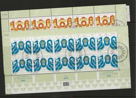 timbre 1190-1191 2 feuillets de 10 timbres