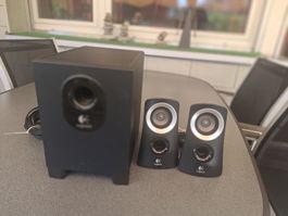 Lautsprecher Logitech Z313 2.1 System schwarz gebraucht