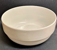 Schöne Porzellan Schüssel Langenthal rund weiss 1989