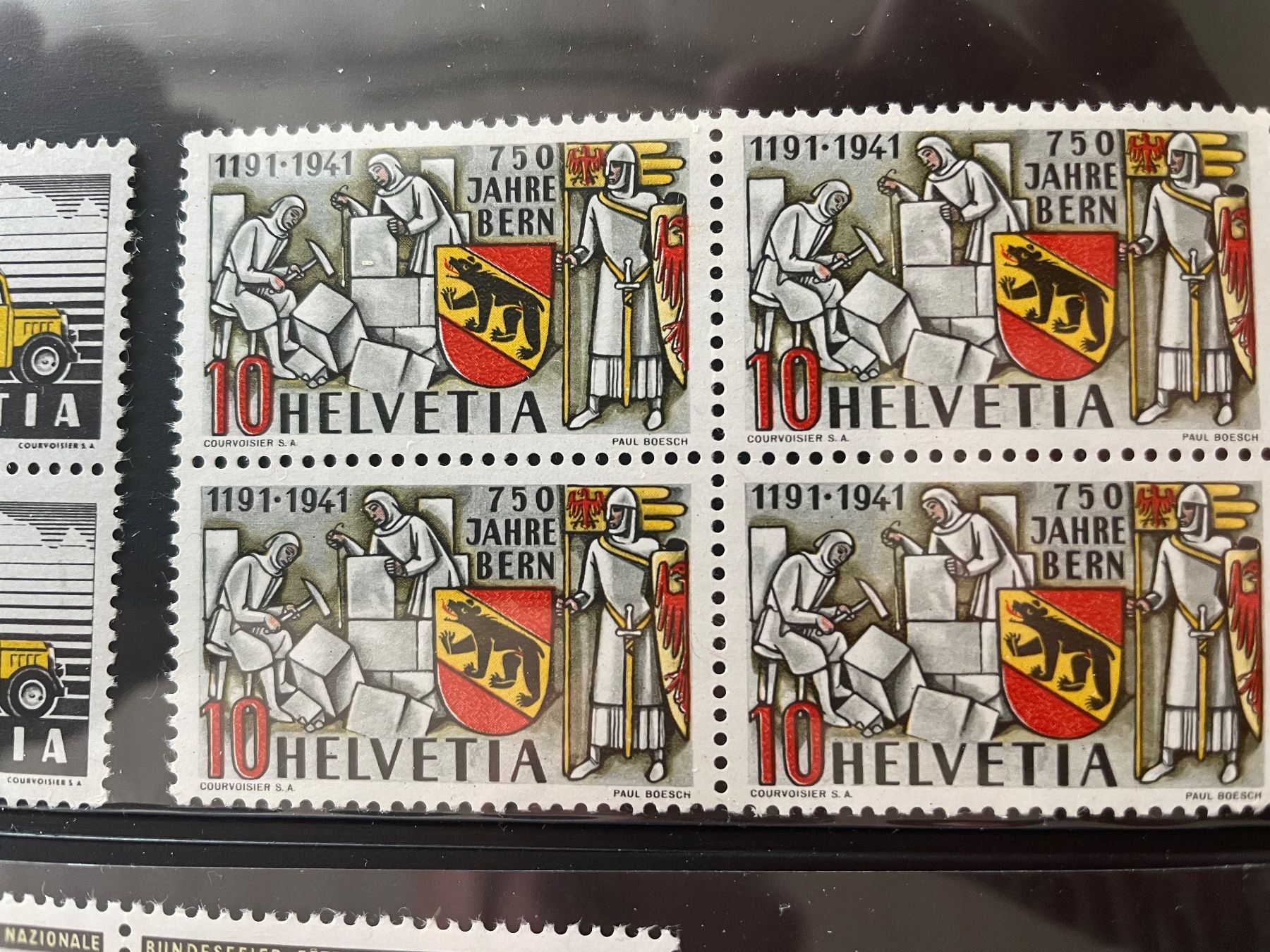 Tutti i francobolli: 3 blocs ** – Usato da Sonceboz-Sombeval venduto da Comment2 2