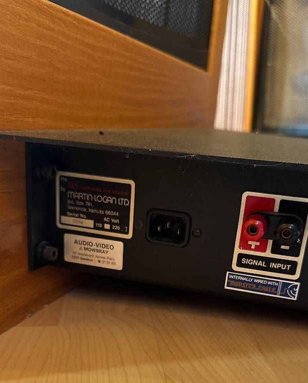 Casse acustiche: Martin Logan CLS II – Usato da Vaulion venduto da Simonsuter 3