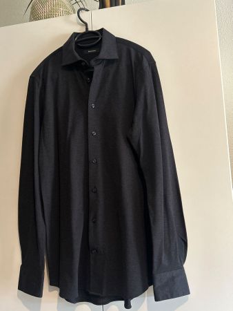 Herren Hemd langarm blauschwarz von Matinique Gr. M