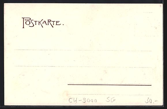 Cartoline postali: St. Gallen, Eidgenössisches Schützenfe – Usato da Berlin venduto da bartko-reher 1
